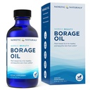 Nordic Naturals Nordic Beauty Borage Oil, Unmariored - 4 Ounces - Borage Seed Oil, Ainutlaatuinen Omega-6 terveelle ja hydratulle iholle, 480 Milligrammaa GLA - ei-GMO - Vegan, 48 Tarjoilua