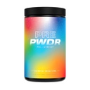 PWDRS Pre-Workout Powder, Kaikki luonnollinen pre harjoitus energiaa, pumppu, Endurance & Strength, kofeiini (Rainbow Snowcone)