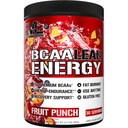 EVL BCAA Lean Energy Powder - Esiharjoittelu Green Tea Fat Burner Tuki BCAAs Aminohapot ja Clean Energizers - BCAA Powder Post Treenout Recovery Drink for Lean Muscle Recovery - Fruit Punch
