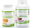 BariSlim Bariatric Calcium Citrate & Advanced Pureskeltava monivitamiini - Bariatrinen vitamiini ja täydentää post Bariatrinen leikkaus lukien mahalaukun ohitus ja mahalaukun hiha