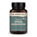 Dr. Mercola Organic Chaga Mushroom, 30 tarjoilua (30 tablettia), ravintolisä, tukee tervettä immuunitoimintaa, ei-GMO, Certified USDA Organic, NSF Sisältö Sertifioitu