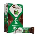 Nugo Slim Dark Chocolate Mint, 18g Vegaaniproteiinia, 3g sokeria, 6g kuitua, matala net Carb, Keto Friendly, Gluteeniton, 24 kreivi
