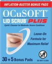 OCUSOFT Lid Scrub PLUS 35 - Pre-moisted Leave-On silmäluomen pyyhkeet keskivaikeita tai vaikeita ehtoja varten - Kosteuttava silmäluomen puhdistusaine Maximum Relief - 35