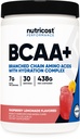 Nutricost BCAA + Hydration Powder (Vadelmasitruuna) 30 Tarjoilut - Haaraketjuiset Aminohapot Hydraation Complex - Gluteeniton, ei GMO