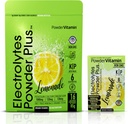 PowderVitamin Elektrolytes Powder Plus, Keto, sitruunamehu, sokeriton, vaaleanpunainen Himalajan suola, 1000 mg Kalium, 120 mg kalsium, 120 mg magnesium, ei-GMO, nollakalorit, (16 hydrauspakkaus)