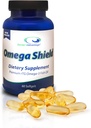 Lääkärin etu Omega Shield Supplement - 60 Softgels, 30 päivän toimitus - Premium Mercury-vapaa Triglyseride Omega 3 Fish Oil for Optimal Heart and Eye Health