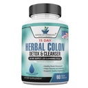 American Standard Supplements Colon Cleanse - 60 kasviskapselia, 30 tarjoilua ... Kasvihuone Blend with Psyllium Husk, Senna Leaves, Aloe Vera, Inkivääri, Cascara Sagrada & Lisää