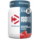 Dymatize ISO100 Whey Protein Powder Isolate, Mansikka, 25 g proteiinia, 5.5 g BCAAs, Alle 120 Cal., Gluteeniton, 1g rasvaa, 1g sokeria, 2g Karb (20 Servings)