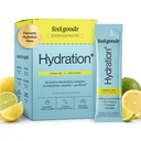 Feel Goods Hydration Hero, 1000 mg Electrolytes Powder, Sugar Free, Magnesium, Organic Aloe Vera, L Theanine, C-vitamiini & B12, Non GMO, Keto, Vegan, Elektrolyytti Packets 