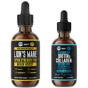 HERBIFY Bundle - Lions Mane Drops & Biotin ja Collagen - aivot, hiukset, iho & kynnet tuki