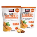 Force Factory Parempi Turmeric yhteinen tuki täydentää Extra Strength Yhteinen terveys , Featuring HydroCurc Turmeric Curcumin kanssa musta Pepper Superior Imeytyminen , Fruit Splash , 120 Soft Chews