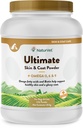 NaturVet Ultimate Skin & Coat Powder Lemmikkilisä koirille & Kissat . Sisältää Omegas 3, 6, 9, Biotiini, Vitamiinit ... Terveille koirantakit, Kissan iho ... Maukas ruoka Topper lemmikeille 4 lbs.