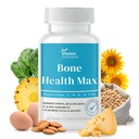 DR VITAMIN LIUTTEET Luuterveys Max - Advanced Kalsium & Magnesium Supplement D3-vitamiinin, bromelaiini & ipriflavone - 60 tablettia vahvempien luiden ja nivelten tuki