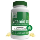 Health Thru Ravitsemus D3-vitamiini 10 000i 360 Mini Softgels suurin hyöty Vuosi tarjonta ... 250 mcg Kolekalsiferoli .. 3. osapuoli testattu... Orgaanisen EVOO:n aste Immuunijärjestelmän tuki