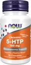 NYT Ruokalisät, 5-HTP (5-hydroksitryptofaani) 100 mg, välittäjäaine tuki*, 90 purutablettia
