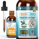 IntestiniClear - Advanced intestinal Support Supplement - Nesteen toimitus parempaan imeytymiseen - Wormwood, Mausteneilikka, Black Walnut, Valkosipuli & enemmän!