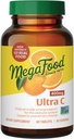 MegaFood Ultra C 400 mg - Vegaani-immuuneja sisältävä lisäaine C-vitamiinilla, valmistettu todellisella ruoalla, mukaan lukien parsakaali, porkkana, karpalo ja ruskea riisi, gluteeniton, Kosher - 60 tablettia, 60 tarjoilua