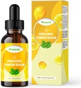 Fytoral Organic Lemon Balm Leaf Liquid Extract Immune Support - Lemon Balm Tincture for Mood & Rentoutuminen Tuki - Organic Tincture Leaf Drops for Aikuinen & Kids Ruokavalio Supplement - 60 ml