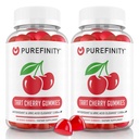 PUREFINITY Tart Cherry Gummies ... Virtsahapon flush nivelten lievittämiseen ja talteenottoon, raaka mehuuute Antioksidantti ...
