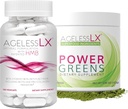 IkääntymätönLX-kapseli, jossa Power Greens Superfood Powder