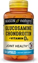 MASON NATURAL Glukosamiini Chondroitin Plus D3-vitamiini - Tukee Joint ja Bone Health, parantaa liikkuvuutta ja joustavuutta, 160 kapselia