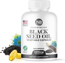 NaturoBliss Musta siemenöljy - 150 Softgel kapselit ihon terveys (ei-GMO & Vegan) Premium kylmäpaineinen Nigella Sativa tuottaa puhdasta mustaa Cumin siemenöljyä - 1000 mg per 2 kapseli tarjoilu - 75 tarjoilua