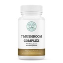 Organic Mushroom Complex - 7 Mushroom Blend Immune Support Nootropic & Cognitive Health Supplement with Organic Lion's Mane, Chaga, Maitake, Shiitake, Reishi, Turkki Tails, Cordyceps Mix