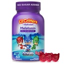 L'il Critters PJ Maskit Melatoniinin lisäravinteet, 60 Gummy