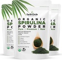 Earth Circle Organics Spirulina Powder, Kosher, Raw and Non-Ir Säteily ...