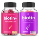NutraChamps Biotin+ & Biotin. Täydellinen Duo hiukset, iho ja kynnet.