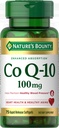 Nature's Bounty CoQ10, auttaa ylläpitämään tervettä verenpainetta, 100 mg, nopea julkaisu Softgels, 75