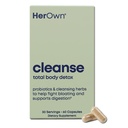 Hänen oma Cleanse, Gentle Detox, Tukee Terve Gut, Ocean Algae Cleanse, Prebiootti/Probiootti Blend, Puhdistus Herbal Blend, Gluten and Soy Free, Vegan, 60 kapselia, 30 Tarjoilut, Multicolor