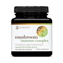 Youtheory Mushroom Immune Complex - Vegan Immune Support Supplement* - Organic Mushroom Blend with Chaga, Cordyceps, Lion's Mane, Maitake & More - 60 Kasvissyöjä Kapselit