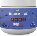 Elektrolyyttijauhe - Virkistävä harjoitus Recovery Elektrolyytit, sokeriton, gluteeniton ja vegaaninen, puhdas Keto & Paleo Hydration Juoma, Immuuni Boosting Vitamiinit (198 Gram, viinirypäle)