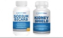 Munuaissuoja Omega-3 Fish Oil & Sodium Bicarb 2 Pack Bundle tuki normaali munuaistoiminta & happotasot