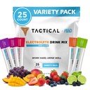 Fluid Tactical - nollasokeri, Keto Electrolyte Powder, Hydration Packets, Made in USA (Variety, 25 Count)