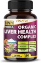 VEGATOT Liver Health Complex Formula **USA Made and Tested ** High Potency with TUDCA, Milk Thistle, Beet Root, Artisoke Leaf, Panax Ginseng, Astragalus, Tumeric - Clean & Detox Formula