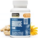 ZAX's Bruise Vitamiini Pharmacist Kehitetty mustelmia lisäravinteet Potent Bruising Turvotuksen aiheuttaja, Sinkki, K-vitamiini, D3, Askorbiinihappo, Citrus Bioflavonoidit, 60 Caps, Combine Arnica Bruise Cream