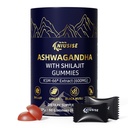 Ashwagandha Gummies with Shilajit 300mg naisille ja miehille, nolla sokeri ashwagandha täydentää Maca Root Powder 