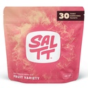 SALTT Elektrolyytit Powder Packets, Fruit Variety Pack (30 pakkausta) - Magnesium, Kalium, Natrium, Trace Minerals - Vegan, Sokeriton, Gluteeniton - Matkailu Essentials - Made in USA
