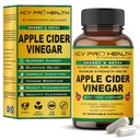 ACV Pro Apple Sider Etikkakapselit Certified Organic Äiti ACV pillereitä Detox Cleanse Acid Reflux Relief Tuki täydentää inkivääri root Cayenne Pippurijauhe