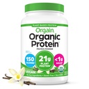 Orgain Organic Vegan Protein Powder, Vanilla Bean - 21g Kasviproteiini, 6g Prebioottikuitua, ei laktoosia Ainesosat, ei lisättyä sokeria, ei-GMO, Shakes & Smoothies, 2,03 lb (Pakkaus May Vary)