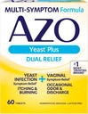 AZO Jeast Plus Dual Relief -tabletit, hiivatulehdus ja emätintulehdus, lievittää emätin kutinaa ja polttamista, 60
