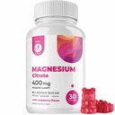 DR. MORITZ Magnesium Gummies aikuisille - Sokeriton rauhallinen Magnesium Gummies - Vadelma maku - ei-GMO, 400 mg (30 Count)