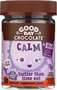 Good Day Chocolate Natural Calming Supplement for Kids, Blend of Camomile, L-Theanine, Reilun kaupan ja ei-GMO Chocolate, 50 Pieces