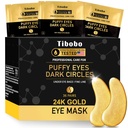 Under Eye Patches (36 paria) - 24K Gold Eye Maskeja Rikastettu Runsas Collagen for Dark Circles, Puffy Eyes, ryppyjä - Lahjat naisten ihonhoito - Vegan & USA testattu