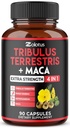 Zolotus Premium Tribulus Terrestris -kapselit - Yhdessä Ashwagandhan, Panax Ginseng & Maca - 90 3 kuukauden ajan