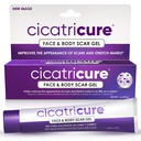 Cicatricure Advanced Scar Gel for Face & Body - Todistetut tulokset 2 viikon kuluttua, Arpihoito leikkaussauvojen, venytysmerkkien, palovamman ja loukkaantumisten arvet, akne Arpihoito, 1 oz (28 g)