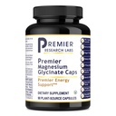 Premier Research Labs Magnesium Glycinate Supplement - Pure Magnesium, korkea imeytyminen, tukee unen laatua, kelated, vegan, kolmannen osapuolen testattu, Premier Energy Support - 90 kapselia