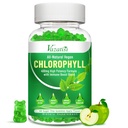Klorofylli Gummies - Super Green 13 in 1 Ashwagandha C-vitamiini Sinkki & kupari Body Odor, ihon energia Immuuni Tuki Deodorantti naisille - 60 Count